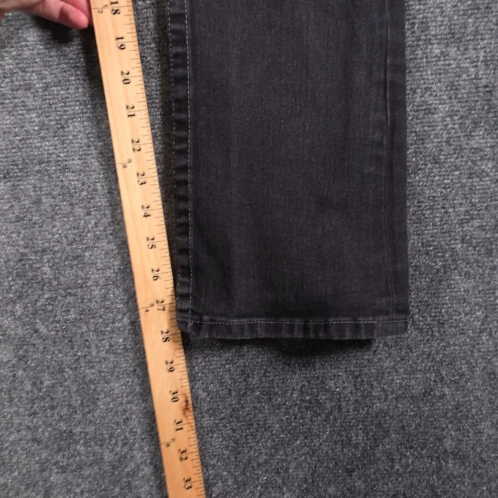 True Religion Ricky Jeans Mens 30x28 Black Flap Pockets Relaxed Straight